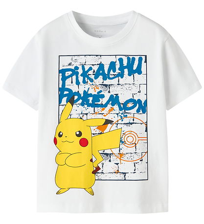 Name It T-shirt - NmmMihat - Pokemon - Bright White