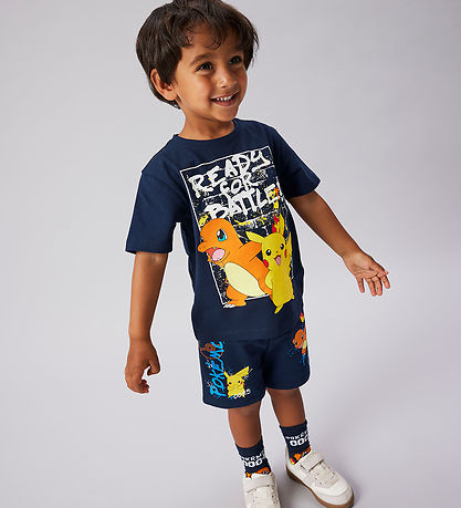 Name It T-shirt - NmmMihat - Pokemon - Navy Blazer