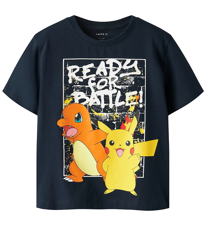 Name It T-shirt - NmmMihat - Pokemon - Navy Blazer