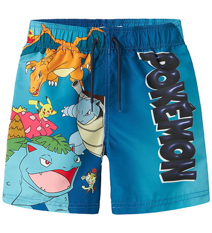 Name It Badebukser - NkmManuel - Atomic Blue