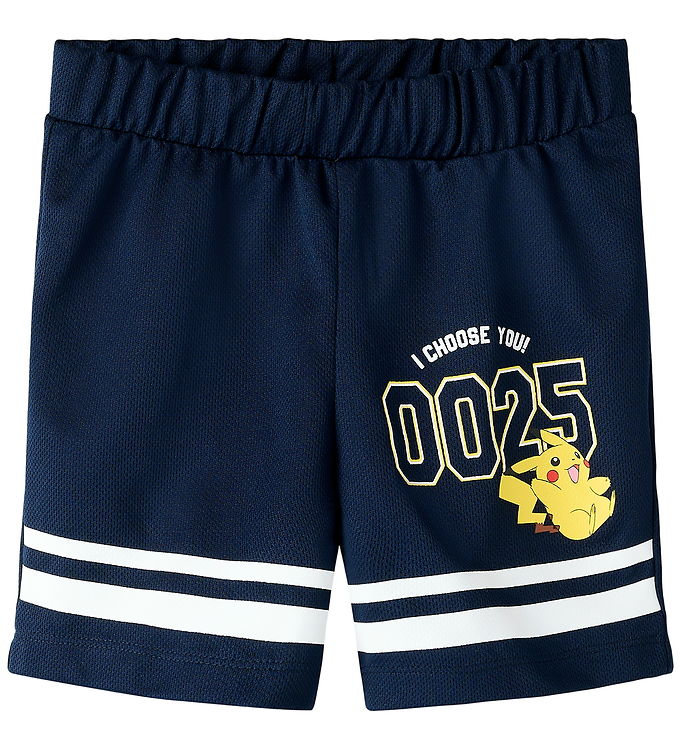 Name It Shorts Navy Blazer Med Pokémon Print - Str. 2y 92cm