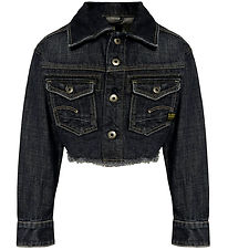 G-Star RAW Denimjakke - Cropped - Dark