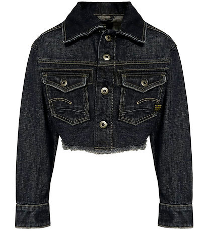G-Star RAW Denimjakke - Cropped - Dark