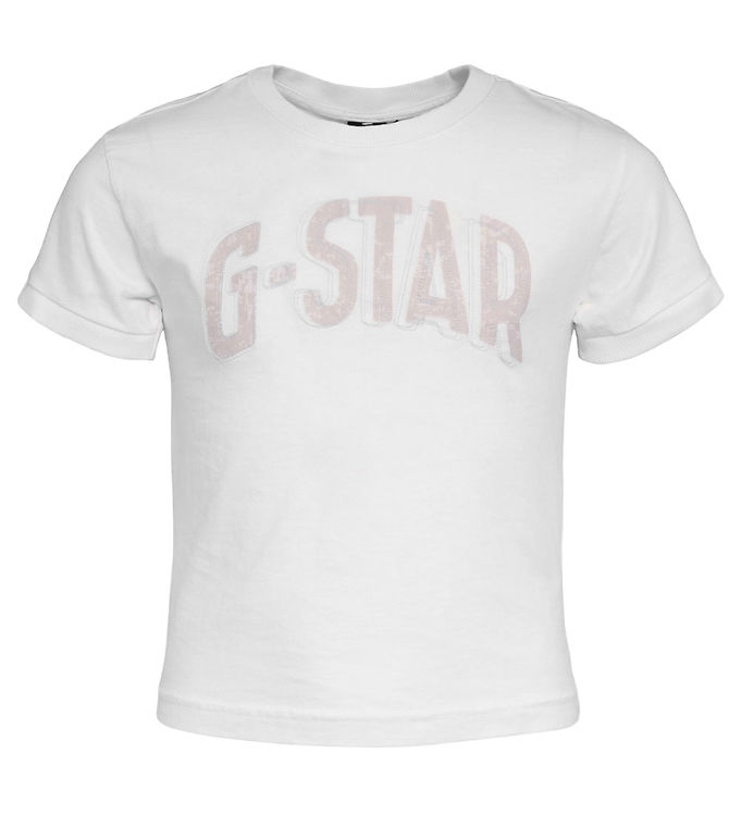 G-Star RAW T-shirt - Badge - White