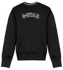G-Star RAW Collegegenser - Crew - Storbritannia Black