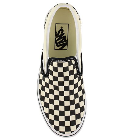 Vans Sko -Classic Slip-On - Geo Check Sort/Hvid