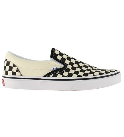 Vans Sko -Classic Slip-On - Geo Check Sort/Hvid