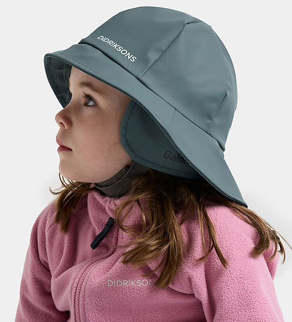 Didriksons Regnhat - PU - Southwest  - Factory blue