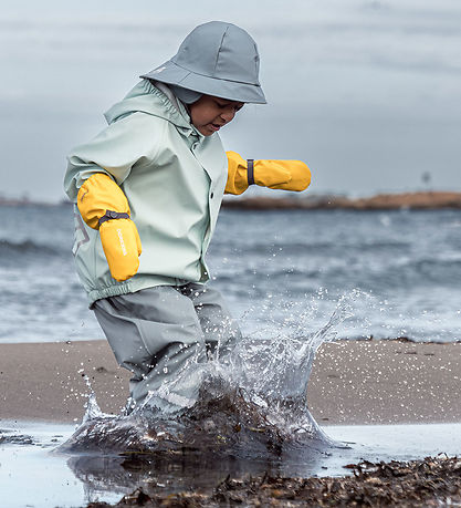 Didriksons Regnhat - PU - Southwest  - Factory blue