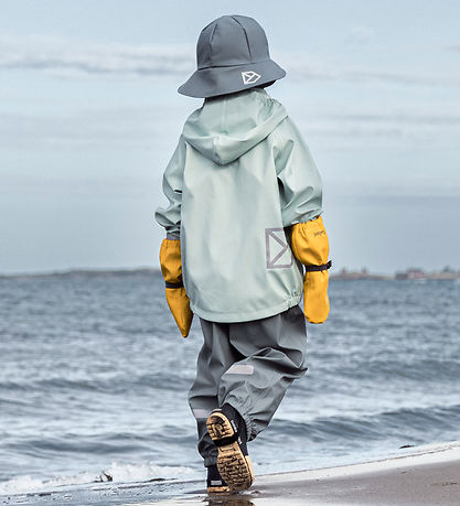 Didriksons Regnhat - PU - Southwest  - Factory blue