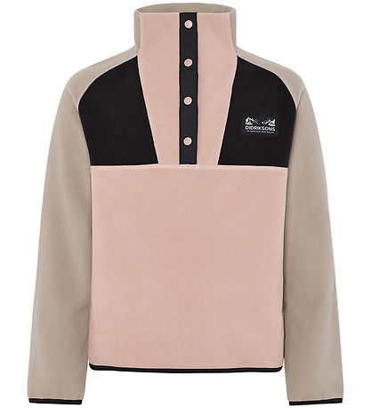 Didriksons Fleecetrøje - Yokto - Vintage Rose