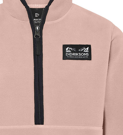 Didriksons Fleecetrøje - Rubi - Vintage Pink