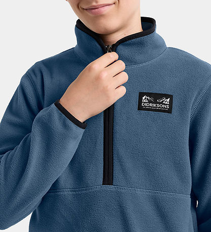 Didriksons Fleecetrøje - Rubi - Blue Fog