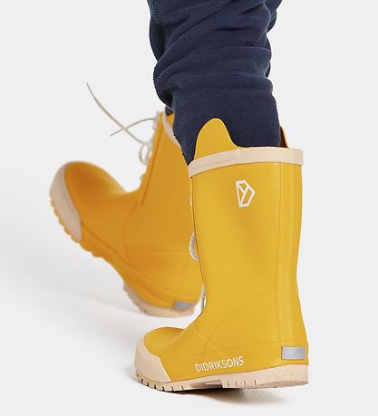 Didriksons Gummistøvler - Splashman - Oat Yellow