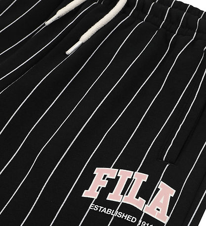 Fila Sweatpants - Rifredi - Black/ Egret Striped