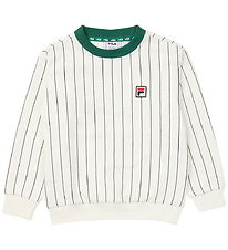 Fila Sweatshirt - Lubaco - Egret/ Black Striped