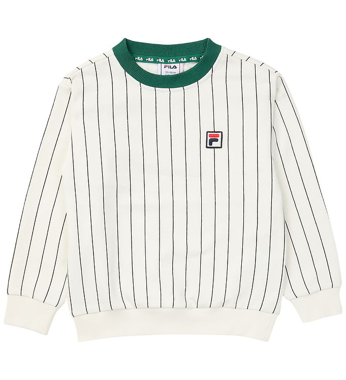 Fila Sweatshirt - Lubaco - Egret/Black Striped