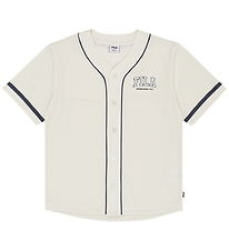 Fila T-shirt - Villanova - Loose Mesh Baseball - Egret