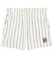 Fila Shorts - Lubaco - Egret/Black Striped