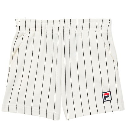 Fila Shorts - Lubaco - Egret/ Black Striped