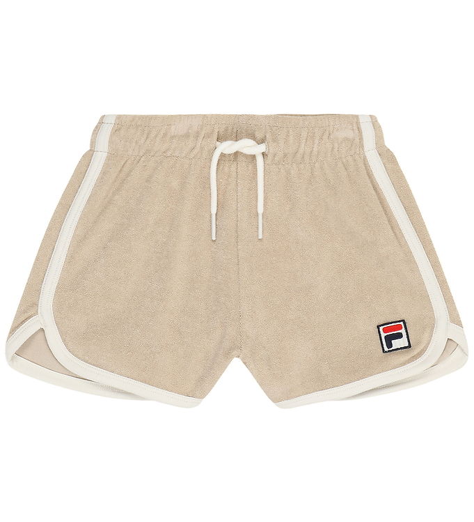 Fila Shorts - Frotté - Calci - White Pepper m. Logo
