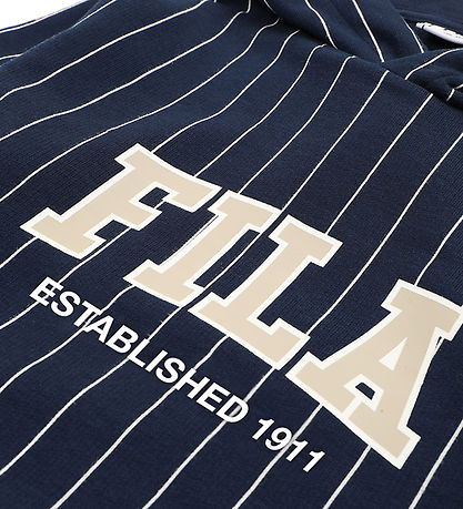 Fila Hættetrøje - Rifredi - Black Iris/ Egret Striped