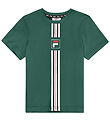 Fila T-shirt - Montereggi - Posy Green m. Striber/Logo
