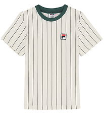 Fila T-shirt - Lubaco - Egret/ Black Striped