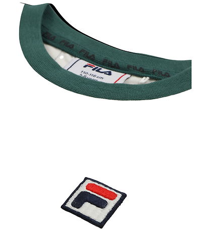 Fila T-shirt - Lubaco - Egret/ Black Striped