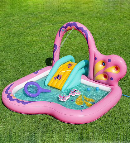 Bestway Oppusteligt Legecenter og Pool - Butterfly Wonder - 1,80