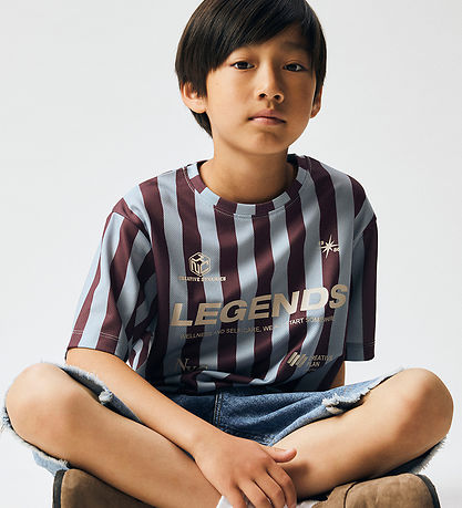 Name it T-shirt - NkmFidur - Blue Fog