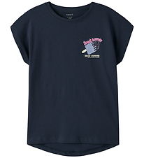 Name it T-shirt - NkfViolet - Navy Blazer/Summer