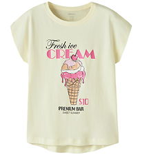 Name it T-shirt - NkfViolet - Pear Sorbet/Summer