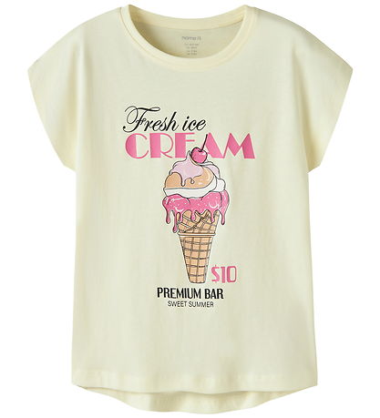 Name it T-shirt - NkfViolet - Pear Sorbet/Summer