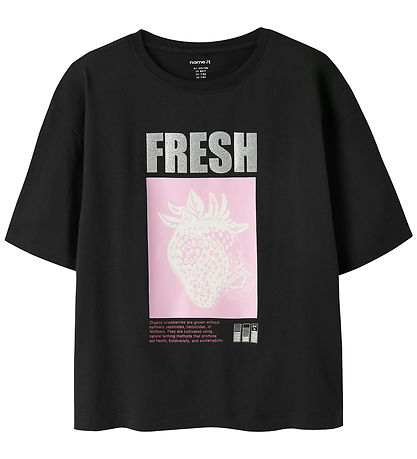 Name it T-shirt - NkfFalkaz - Black