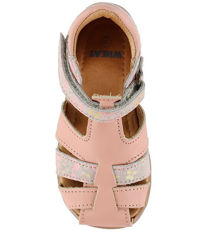 Wheat Sandaler - Robbie - Coral Flowers