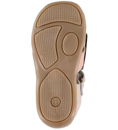 Wheat Sandaler - Robbie - Coral Flowers