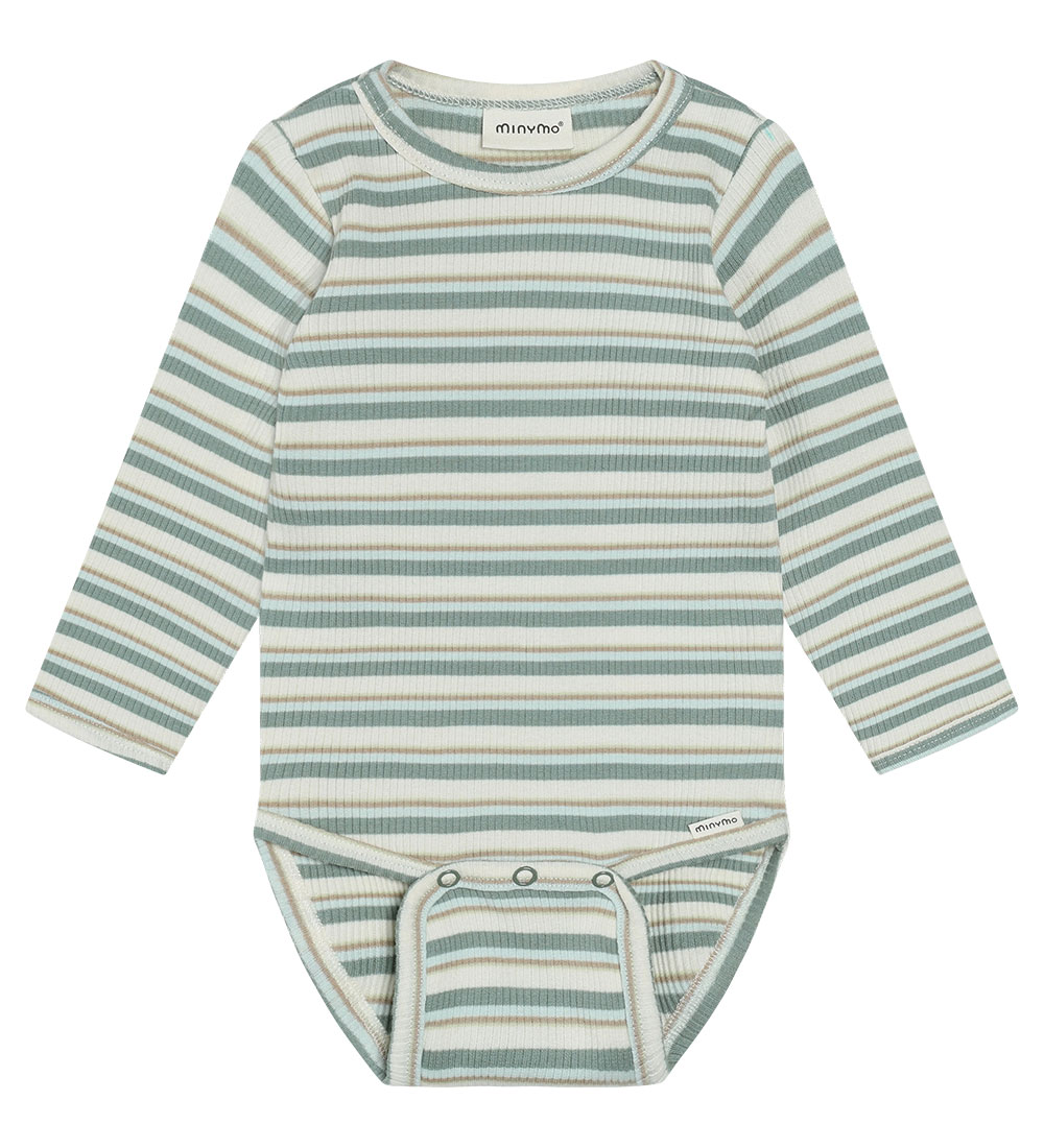 Minymo Body l/ä - Rib - Lily Pad - Minymo - 50 - Body L/Ä
