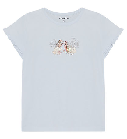 Minymo T-shirt - Illusion Blue