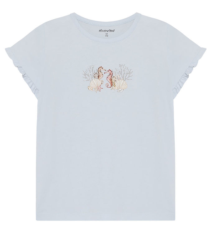 Minymo T-shirt - Illusion Blue