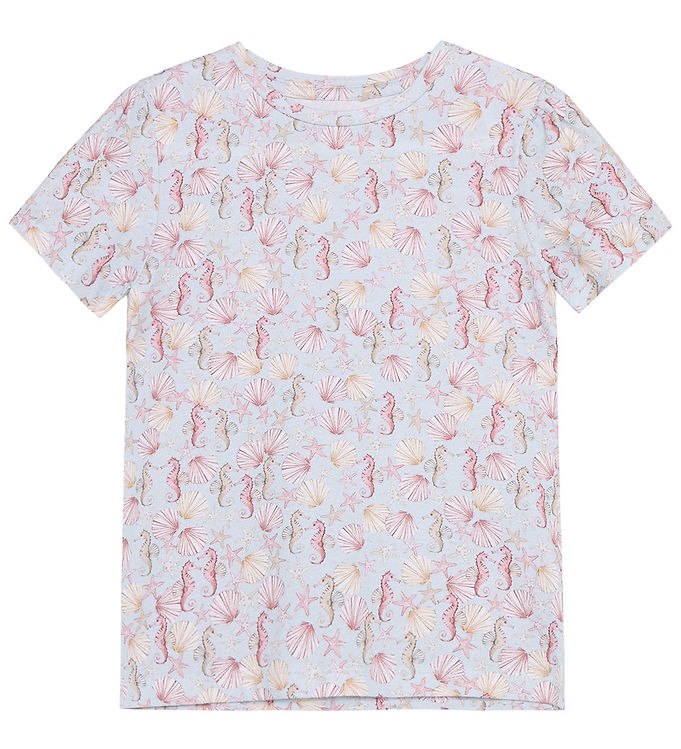Minymo T-shirt - AOP - Illusion Blue