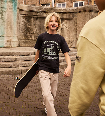 Indian Blue Jeans T-shirt - Washed Grey