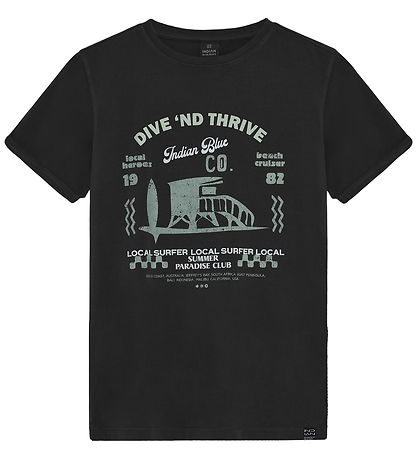 Indian Blue Jeans T-shirt - Washed Grey