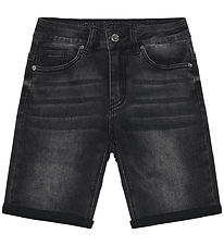 Indian Blue Jeans Shorts - Black Denim