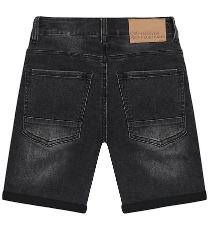 Indian Blue Jeans Shorts - Black Denim