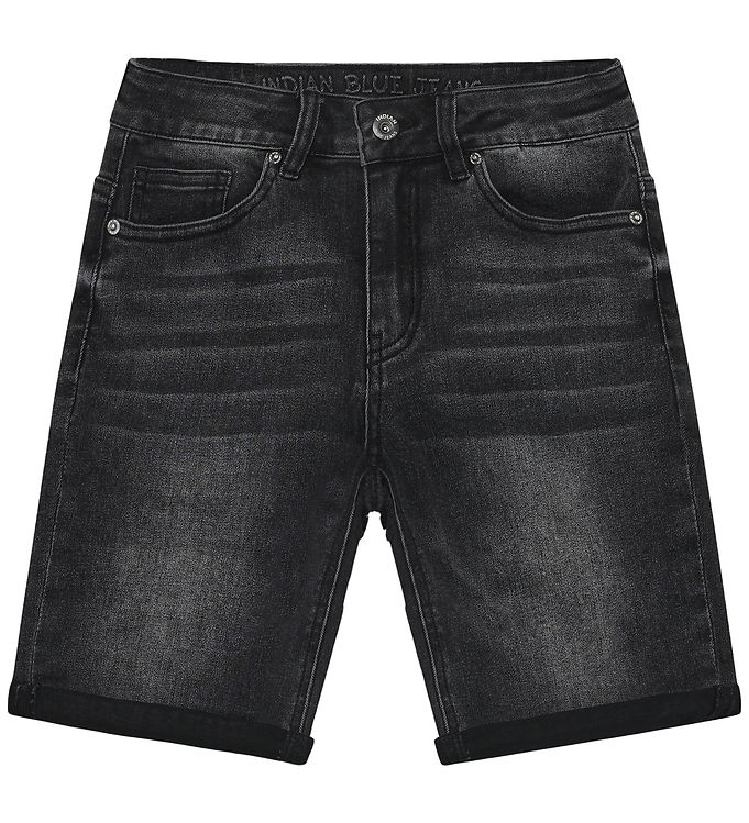 Indian Blue Jeans Shorts - Black Denim