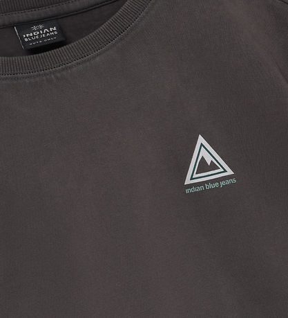 Indian Blue Jeans T-shirt - Washed Grey