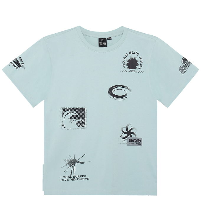 Indian Blue Jeans T-shirt - AOP - Ether