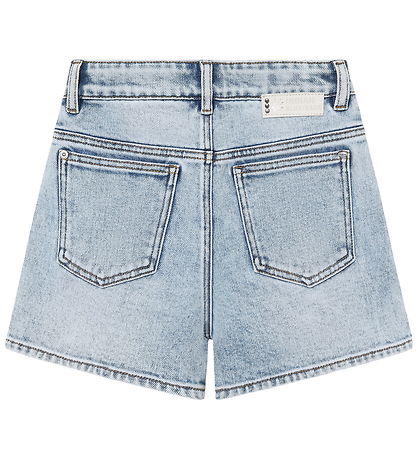 Indian Blue Jeans Shorts - Wide - Used Light Denim