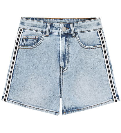 Indian Blue Jeans Shorts - Wide - Used Light Denim